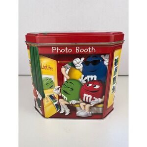 M&Ms Peanut‎ Chocolate Candies Photo Booth Limited Edition Tin Canister 2004